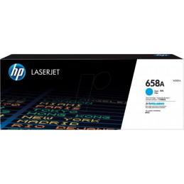 HP W2001A (658A) kék eredeti toner