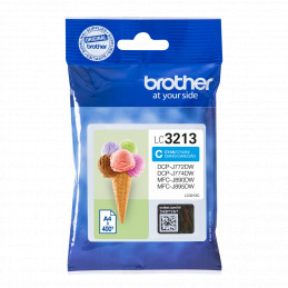 Brother LC3213 kék eredeti tintapatron