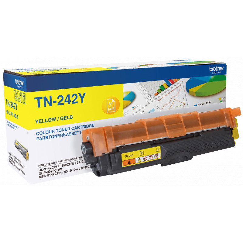 Brother TN-242 sárga eredeti toner