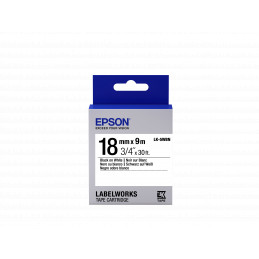 Epson LK-5WBN fehér alapon fekete eredeti címkeszalag