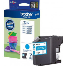Brother LC221 kék eredeti tintapatron