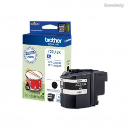 Brother LC22UBK fekete eredeti tintapatron