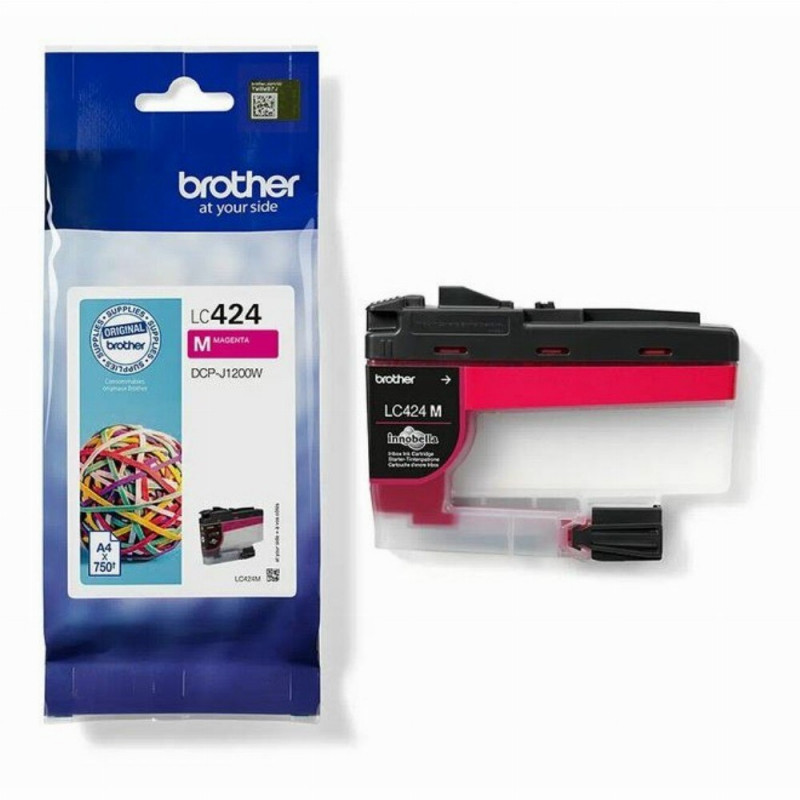 Brother LC424 magenta eredeti tintapatron