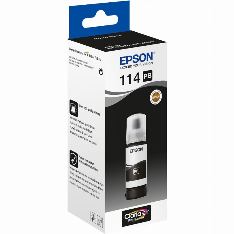 Epson T07B1 (114) fotófekete eredeti tinta
