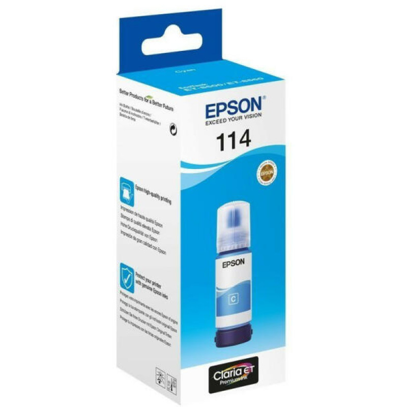Epson T07B2 (114) kék eredeti tinta