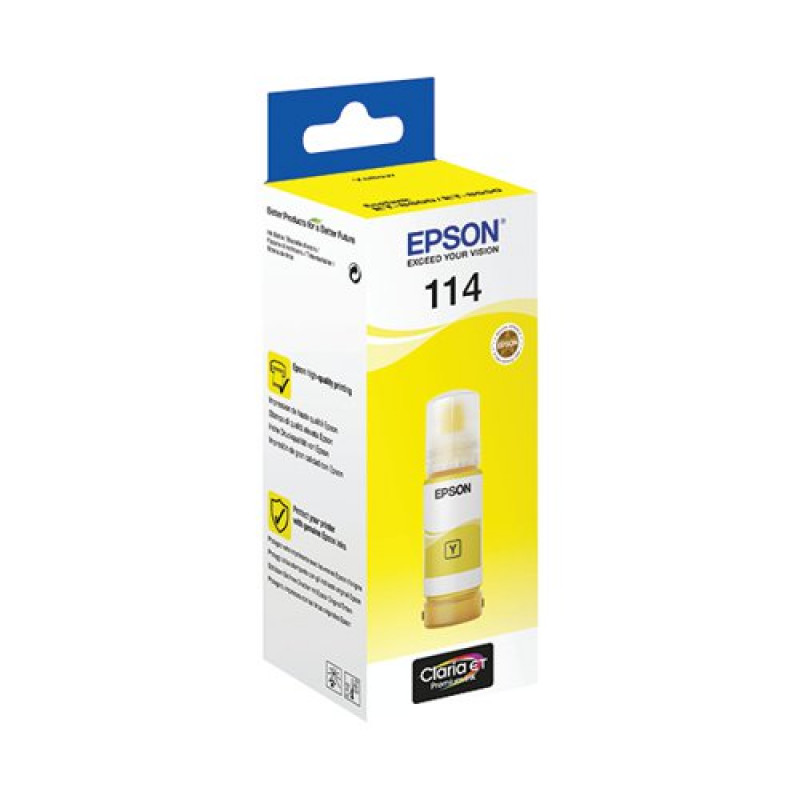 Epson T07B4 (114) sárga eredeti tinta