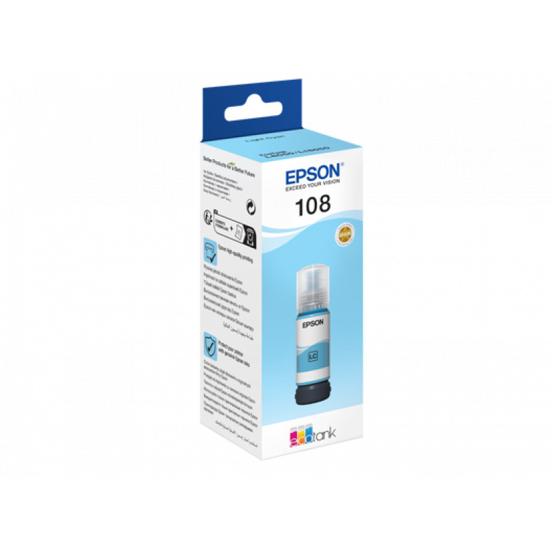 Epson T09C5 (108) világoskék eredeti tinta