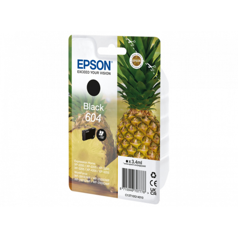 Epson T10H1 (604XL) fekete eredeti tintapatron