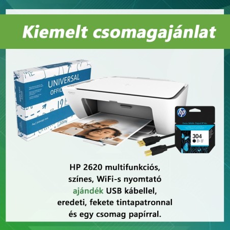 HP Deskjet 2620 színes tintasugaras nyomtatócsomag