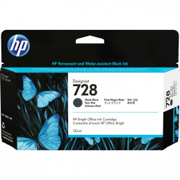 HP 3WX25A No.728 mattfekete eredeti tintapatron