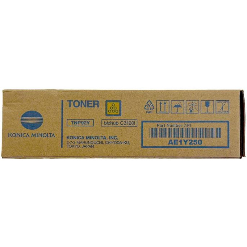Konica Minolta Bizhub C3120 [TNP92Y] sárga eredeti toner