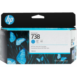 HP 498N5A No.738 kék eredeti tintapatron