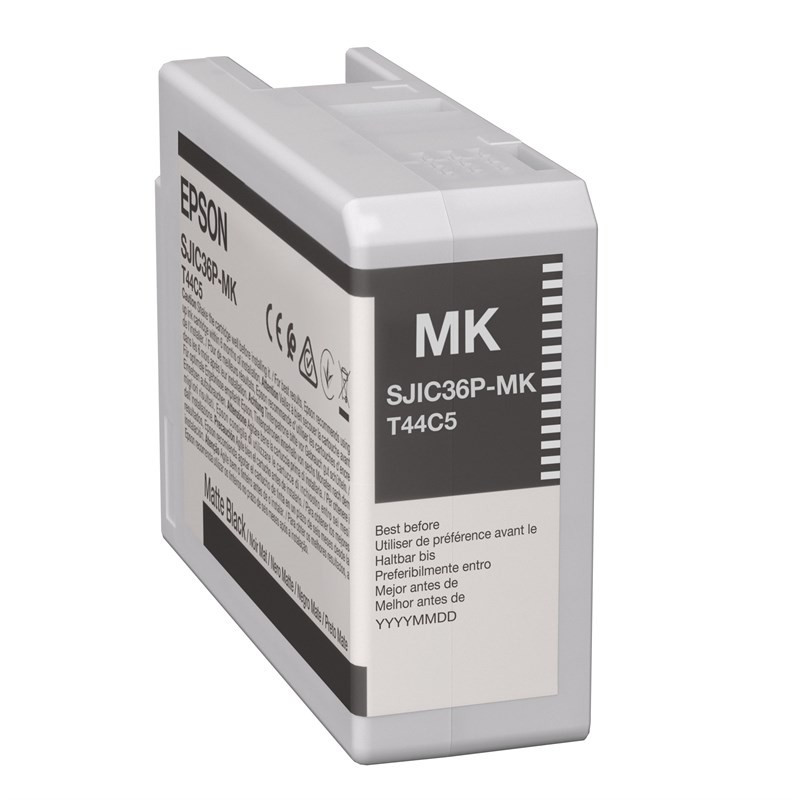 Epson SJIC36P(MK) C6500/C6000 matt fekete eredeti tintapatron