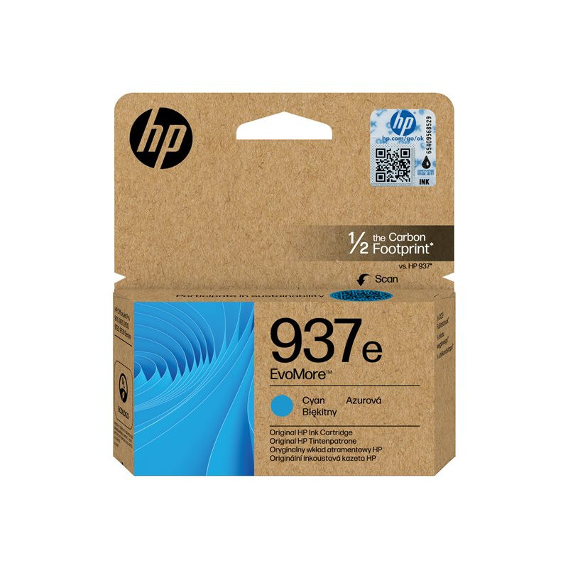 HP 4S6W6NE No.937E kék eredeti tintapatron