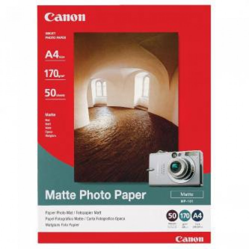 Canon MP-101 matt eredeti fotópapír (A/4, 50 lap, 170g, 7981A005)