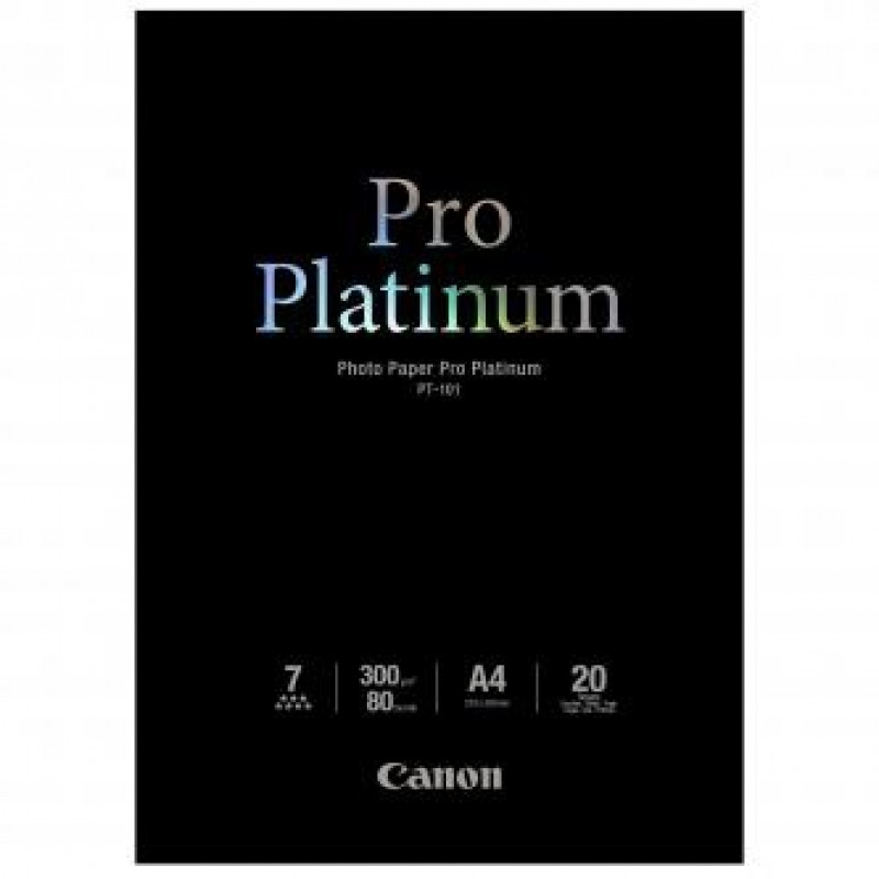 Canon PT-101 fényes eredeti fotópapír (A/4, 20 lap, 300g, 2768B016)