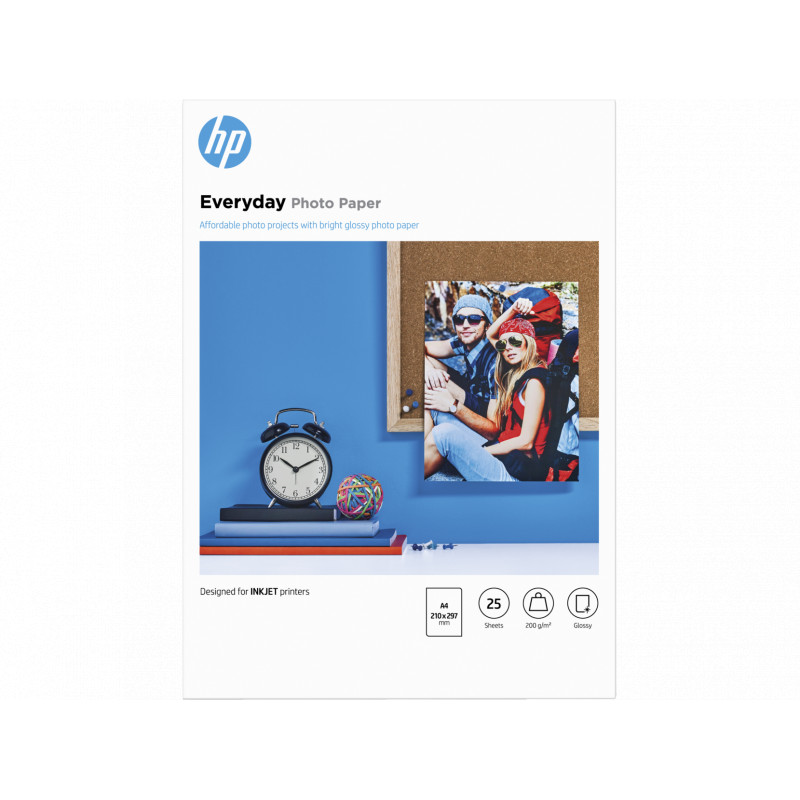HP Q5451A fényes eredeti fotópapír (A4, 25 lap, 200g)
