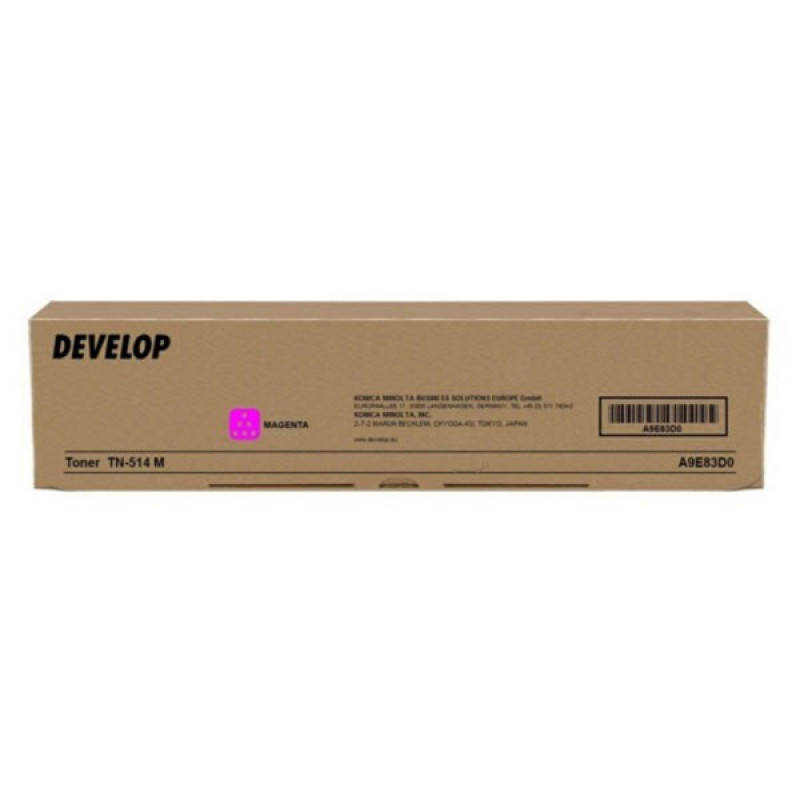 Develop ineo+ 458 [TN514M] magenta eredeti toner (A9E83D0)