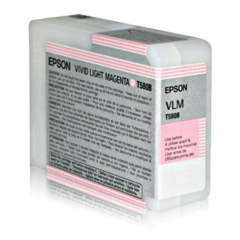 Epson T580B világos magenta eredeti tintapatron