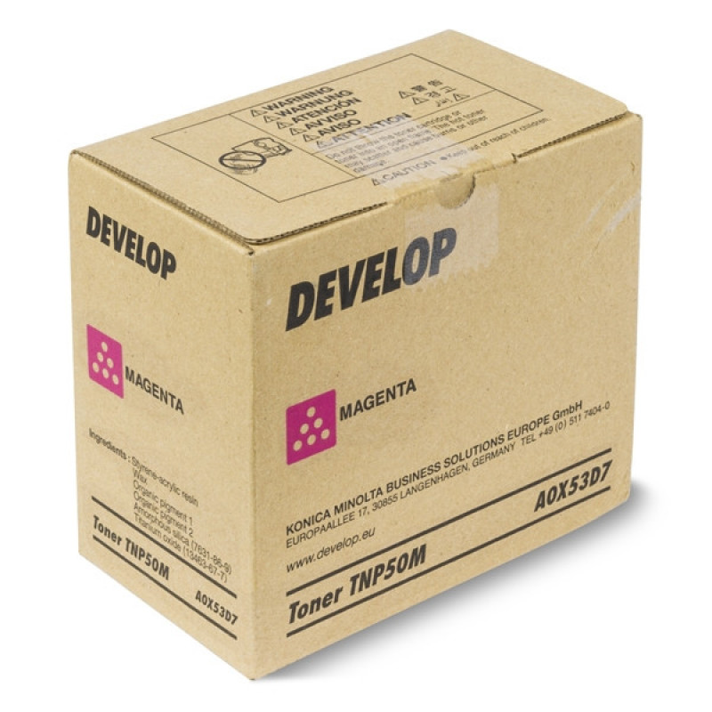 Develop ineo+ 3100 [TNP50M] magenta eredeti toner (A0X53D7)