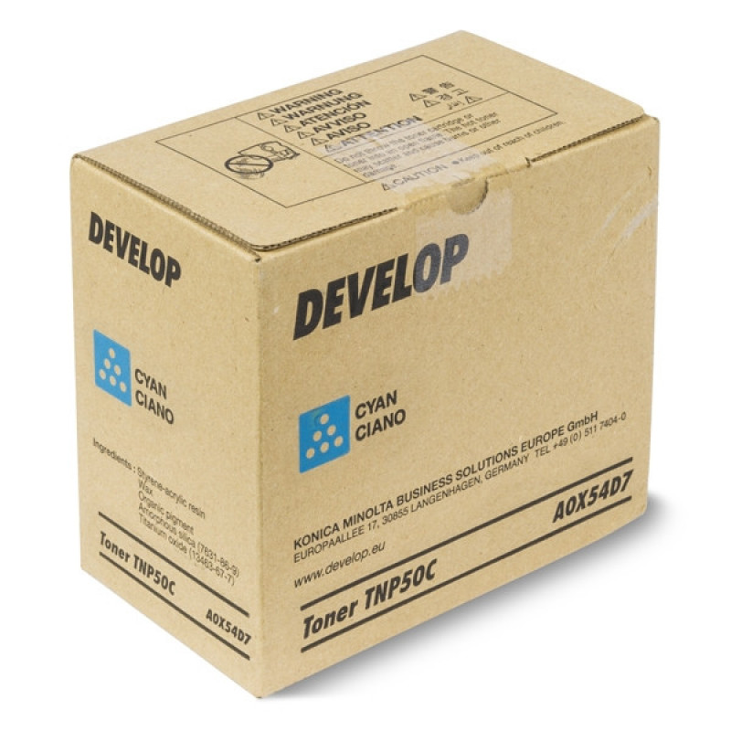 Develop ineo+ 3100 [TNP50C] kék eredeti toner (A0X54D7)