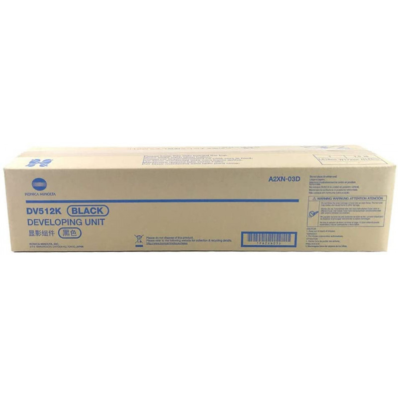 Konica Minolta DV512K fekete eredeti developer egység (A2XN03D)