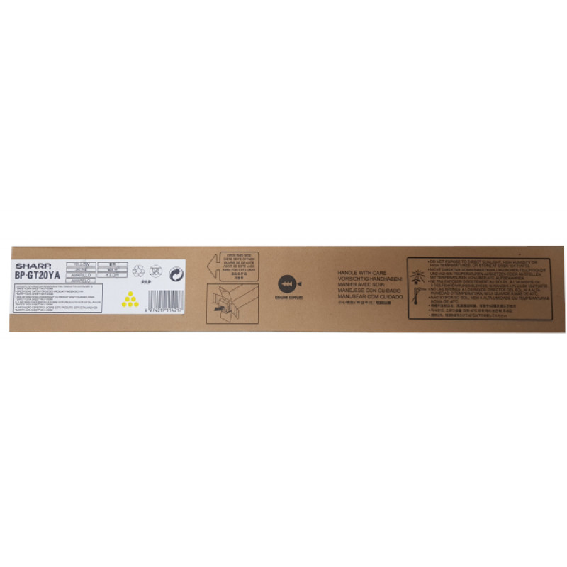 Sharp BP-GT20YA sárga eredeti toner