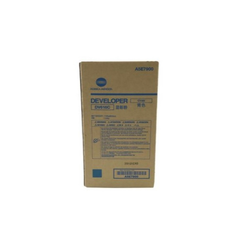 Konica Minolta DV616C kék eredeti developer