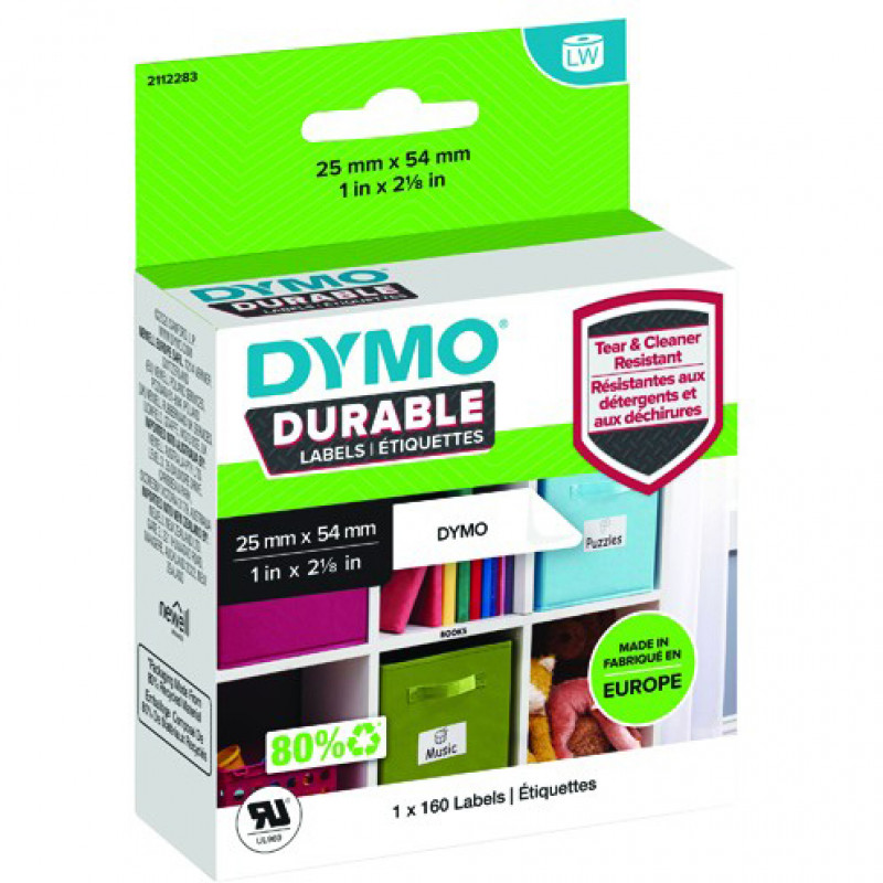 Dymo 2112283 fehér eredeti szalagcímke (2112283)