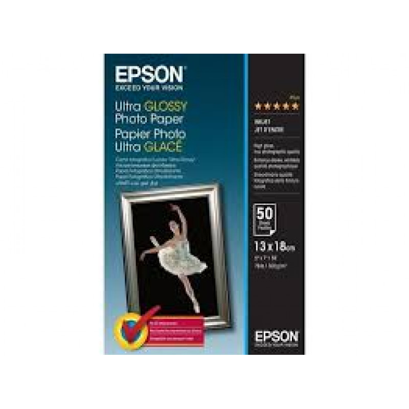 Epson S041944 ultra fényes eredeti fotópapír (13x18cm, 50 lap, 300g)