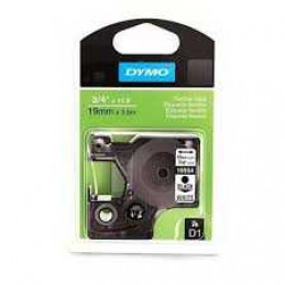 Dymo ID1 fehér alapon fekete eredeti feliratozó szalag (S0718070, S0718220, 18484)