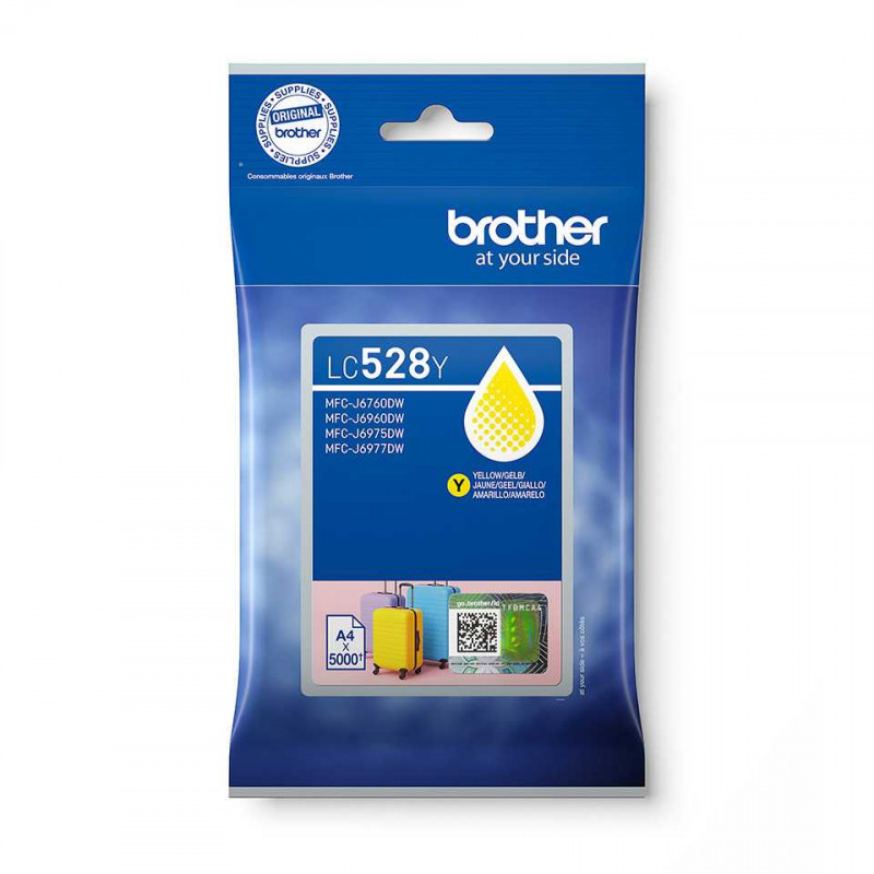 Brother LC528 sárga eredeti tintapatron