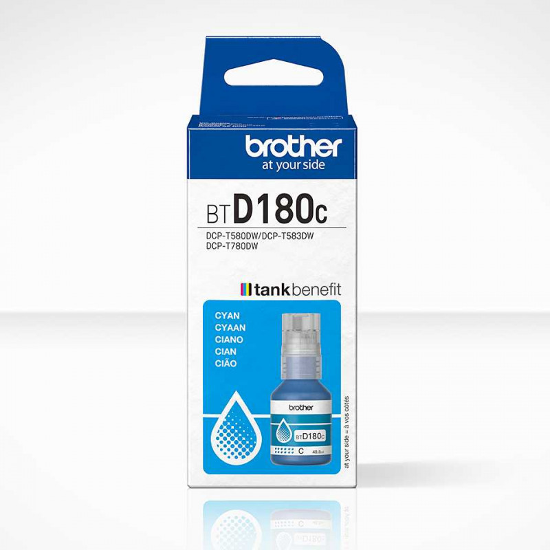 Brother BT-D180C kék eredeti tinta
