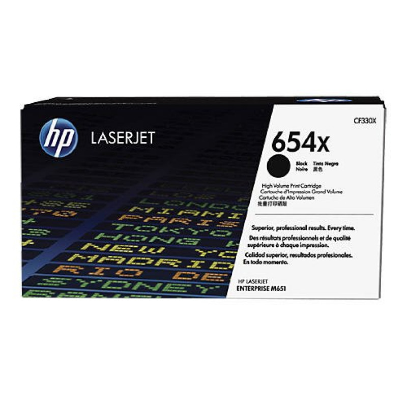 HP CF330X (654X) fekete eredeti toner