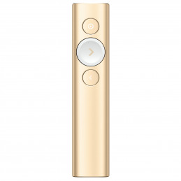 Logitech Spotlight Presentation Remote Digital Laser Gold