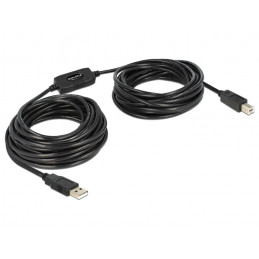 DeLock Cable USB 2.0 Type-A male  USB 2.0 Type-B male 11m
