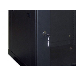 WP WPN-RWB-15606-B Falra szerelhető Rackszekrény Black