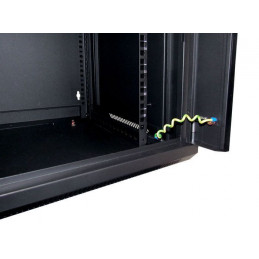 WP WPN-RWB-15606-B Falra szerelhető Rackszekrény Black