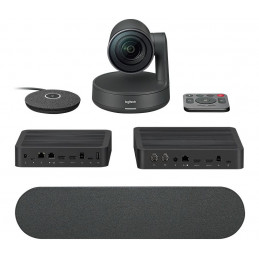 Logitech Rally Konferencia Rendszer Black