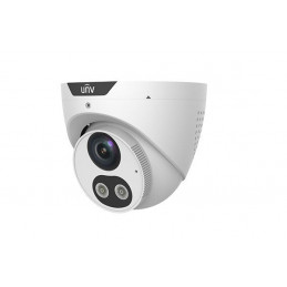 Uniview Prime-I 8MP Tri-Guard turret dómkamera, 4mm fix objektívvel, mikrofonnal és hangszóróval