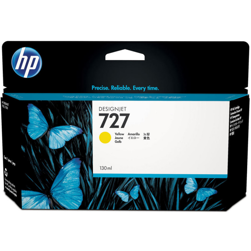 HP B3P21A No.727 sárga eredeti tintapatron