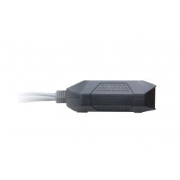 ATEN CS22DP 2-Port USB DisplayPort Cable KVM Switch with Remote Port Selector