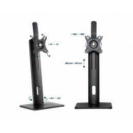 Gembird MS-D1-01 Monitor Desk Stand 17"-32" Black