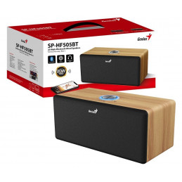 Genius SP-HF505BT Bluetooth Speaker Pine Wood