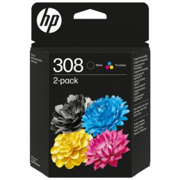 HP 6L6S6UE No.308 fekete + színes eredeti tintapatron multipack