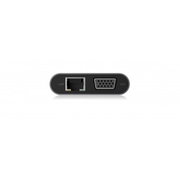 Raidsonic IcyBox IB-DK4040-CPD USB Type-C DockingStation with two video interfaces