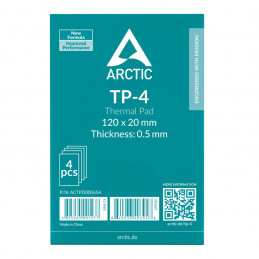 Arctic TP-4 120x20x0,5mm Hővezető lap (4lap/csomag)