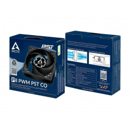 Arctic P8 PWM PST CO (Black/Black)
