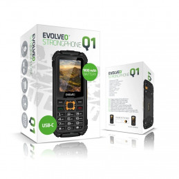 Evolveo StrongPhone Q1 DualSIM Black/Orange