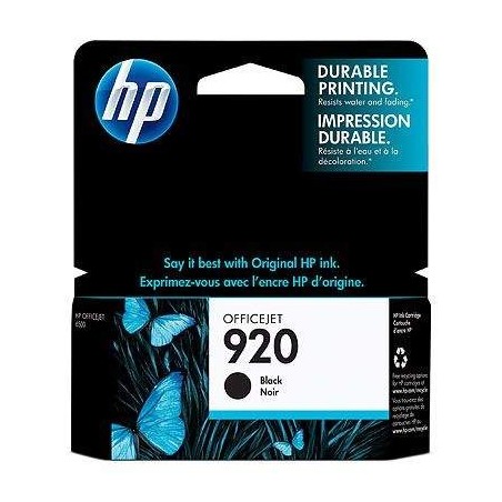 HP CD971AE No.920 fekete eredeti tintapatron